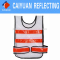 CY advertencia reflectante seguridad chaleco cinta PVC cristal malla reflejando